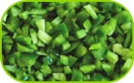 Green pepper diced 250g