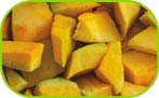 Hubbard squash cubes 500g/1kg